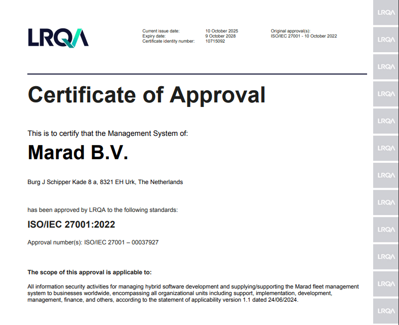 LRQA ISO 27001 - Marad